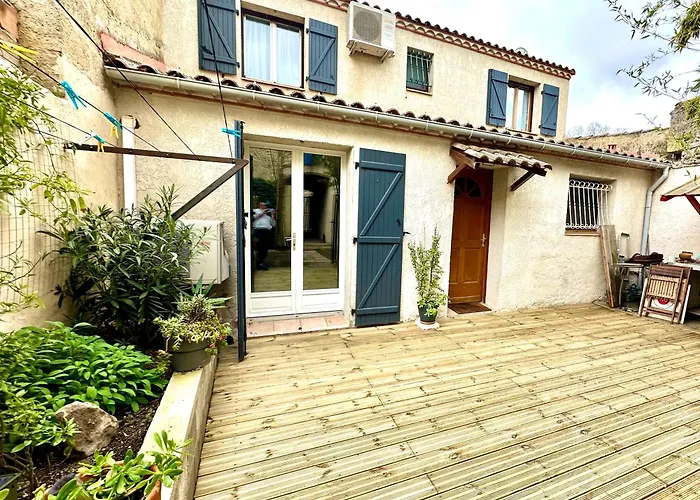 La Taurelle, Maison T3 Climatisee Avec Terrasse Au Coeur De Gallargues-Le-Montueux